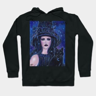 Nyxx Halloween witch by Renee Lavoie Hoodie